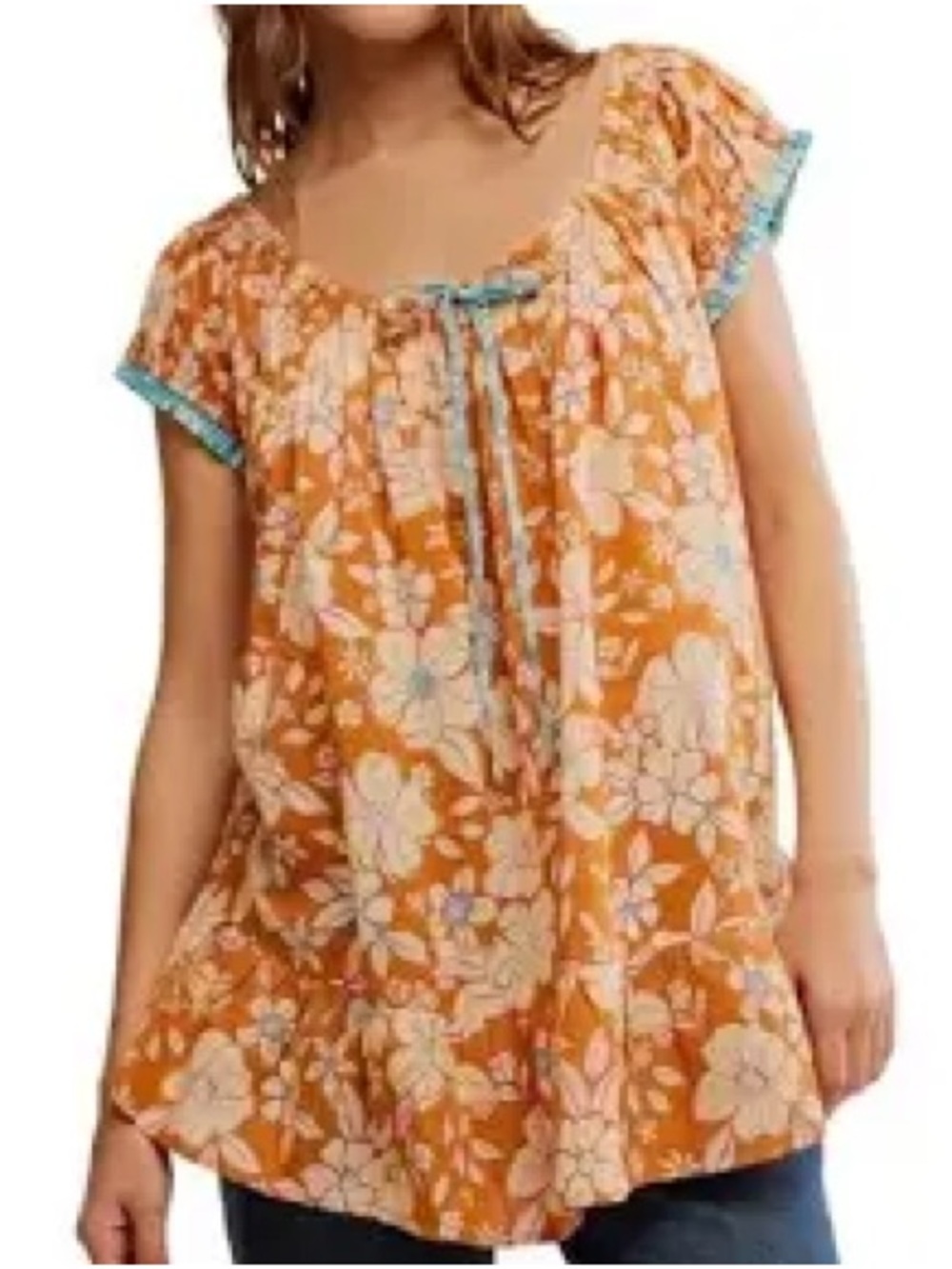 Free People Frankie Floral Tunic